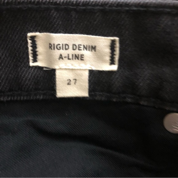 Madewell Rigid Denim A-Line Mini Skirt: Cutout Edition - Picture 4 of 9